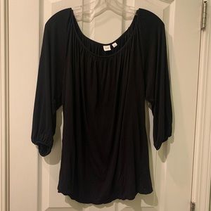 Gap Black Rayon Top•small•very good used condition